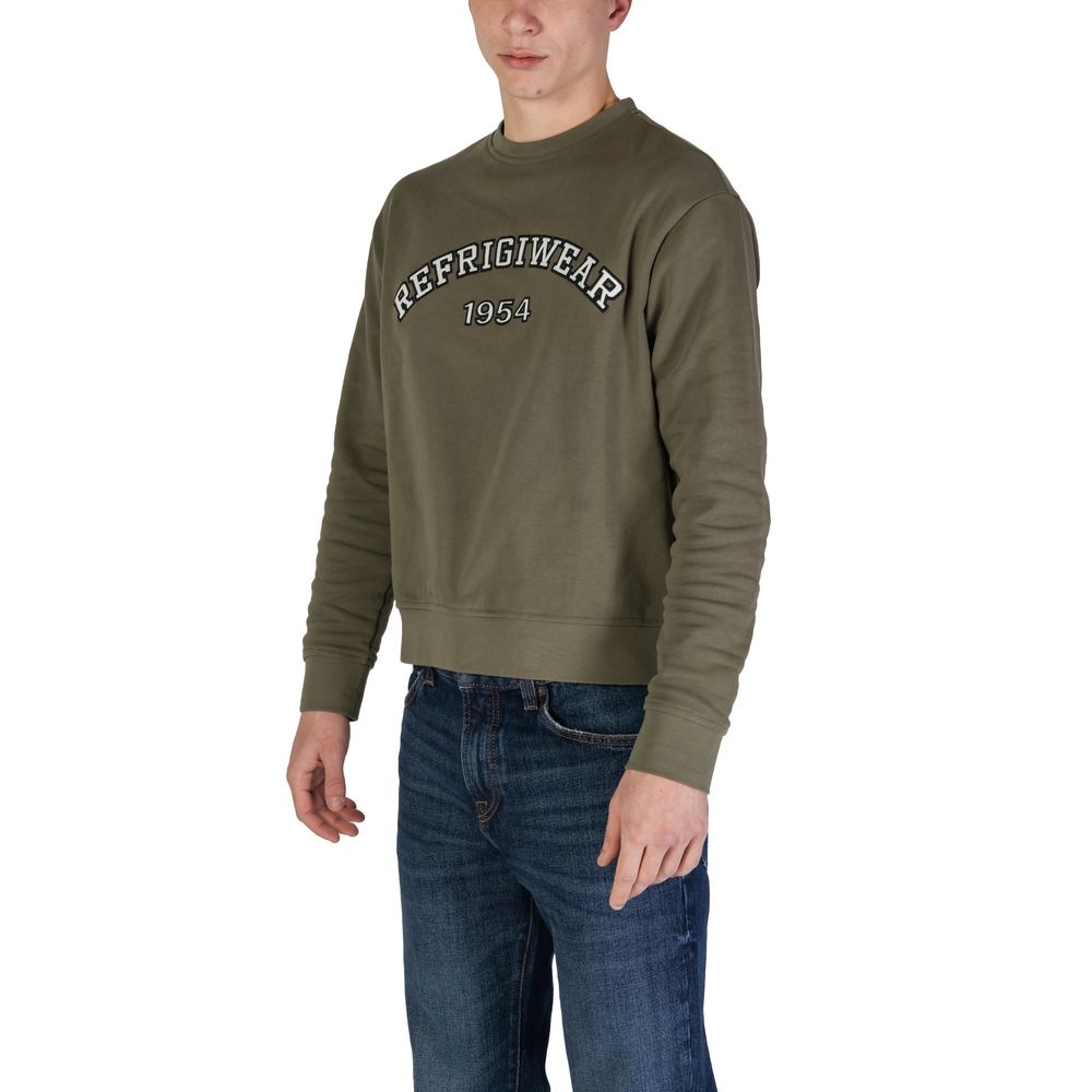 Grüner Baumwollpullover