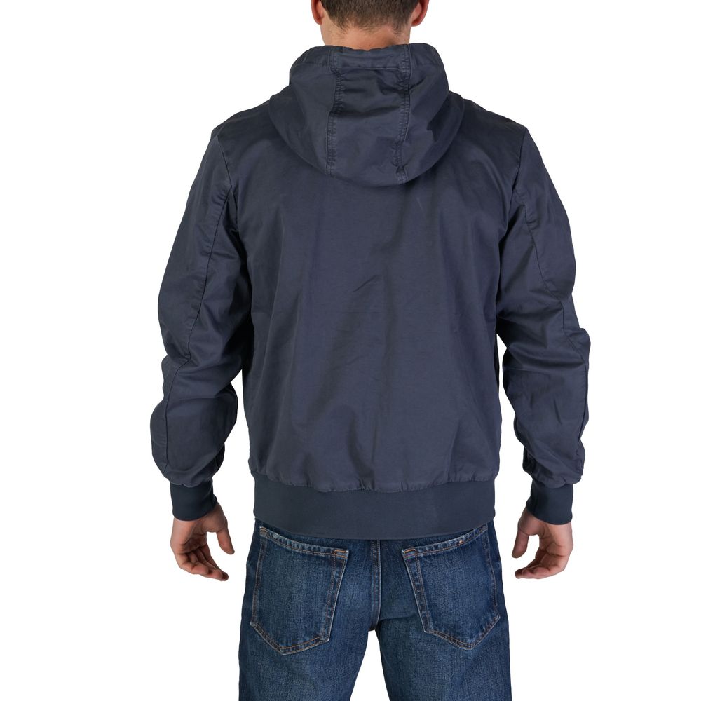 Blaue Baumwolljacke