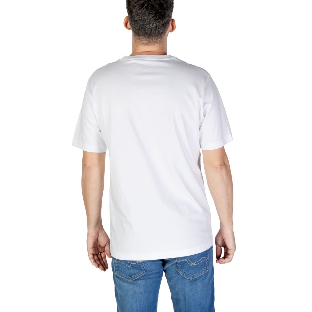 Weißes Baumwoll-T-Shirt