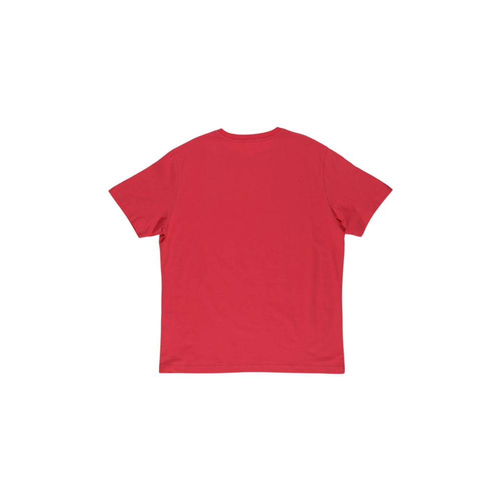 Orangefarbenes Baumwoll-T-Shirt