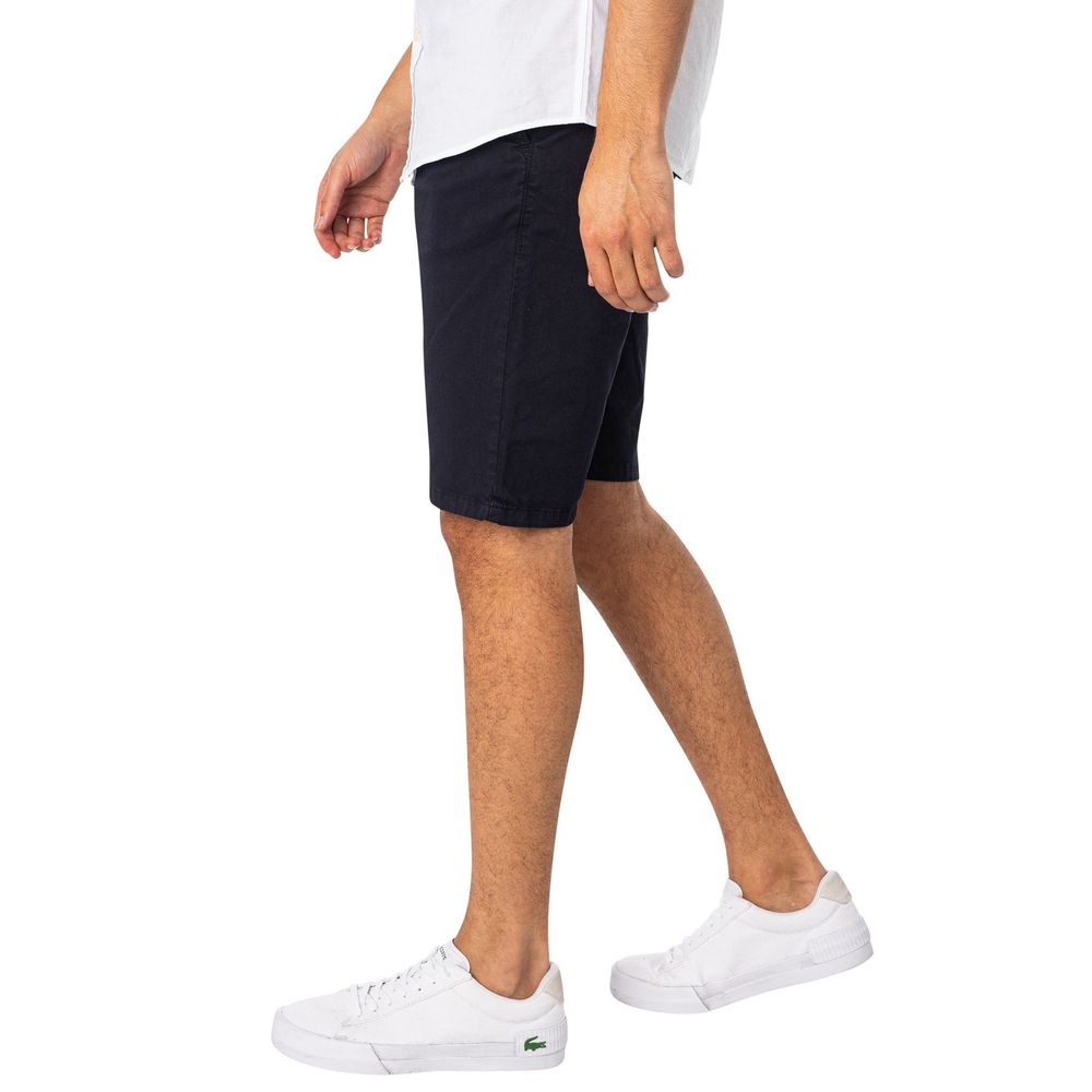 Blaue Baumwollshorts