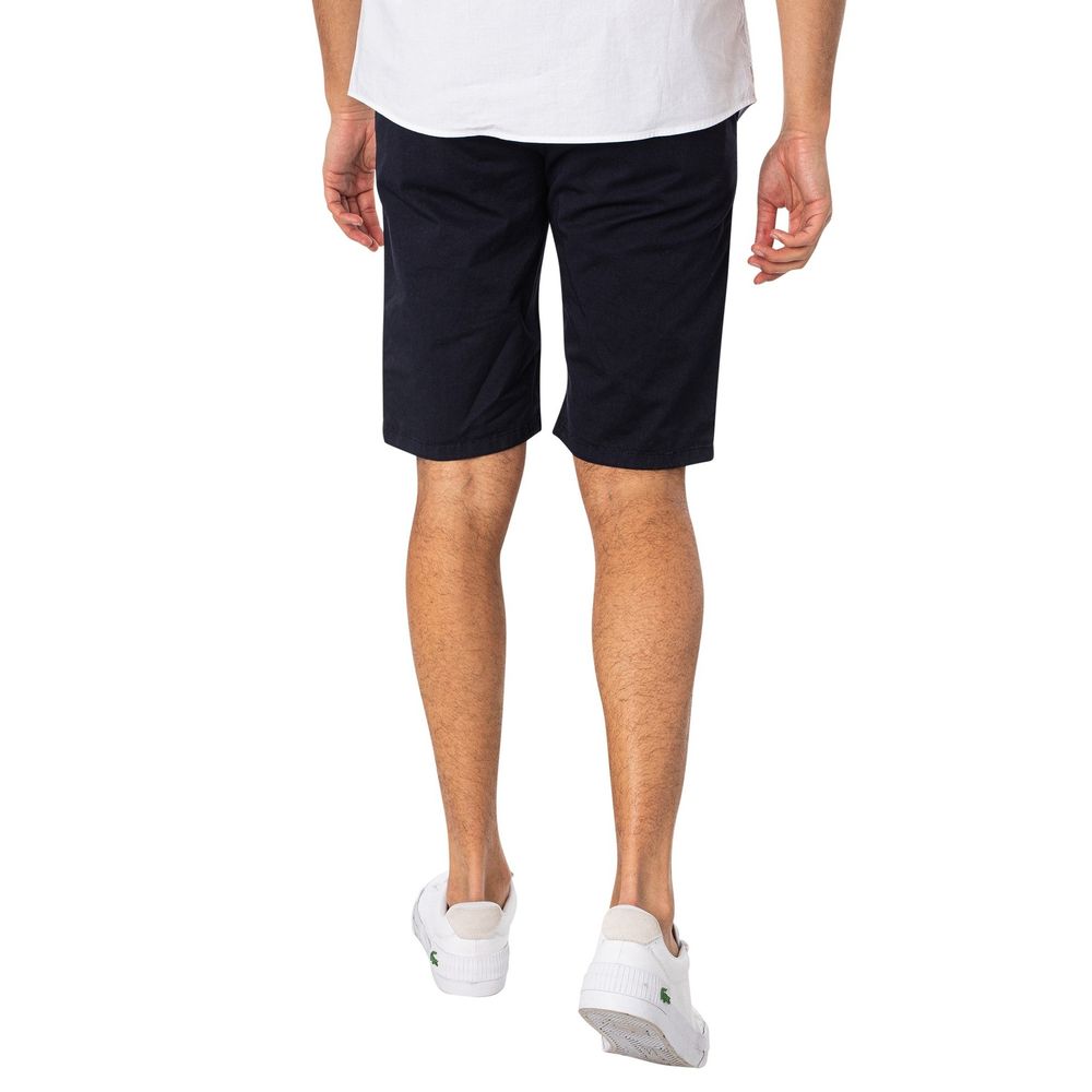 Blaue Baumwollshorts