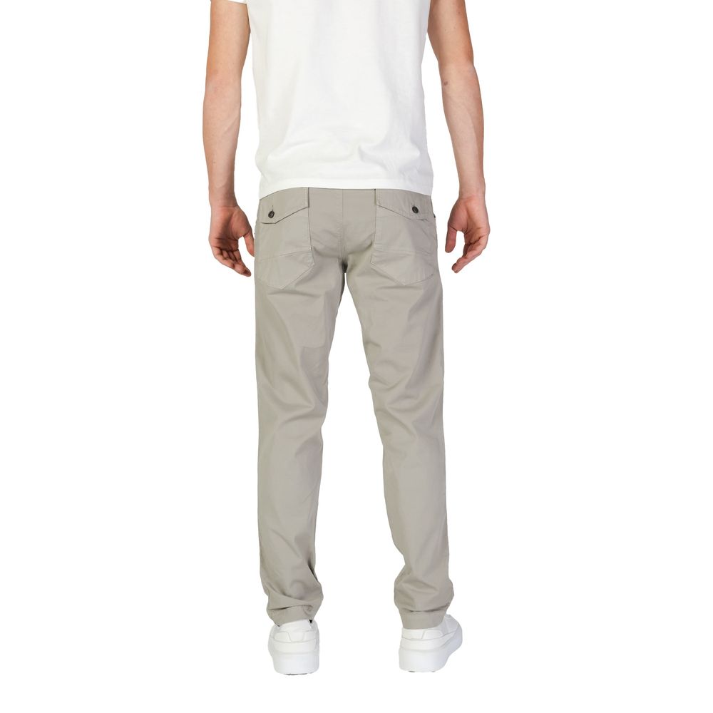 Graue Jeans und Hose aus Baumwolle