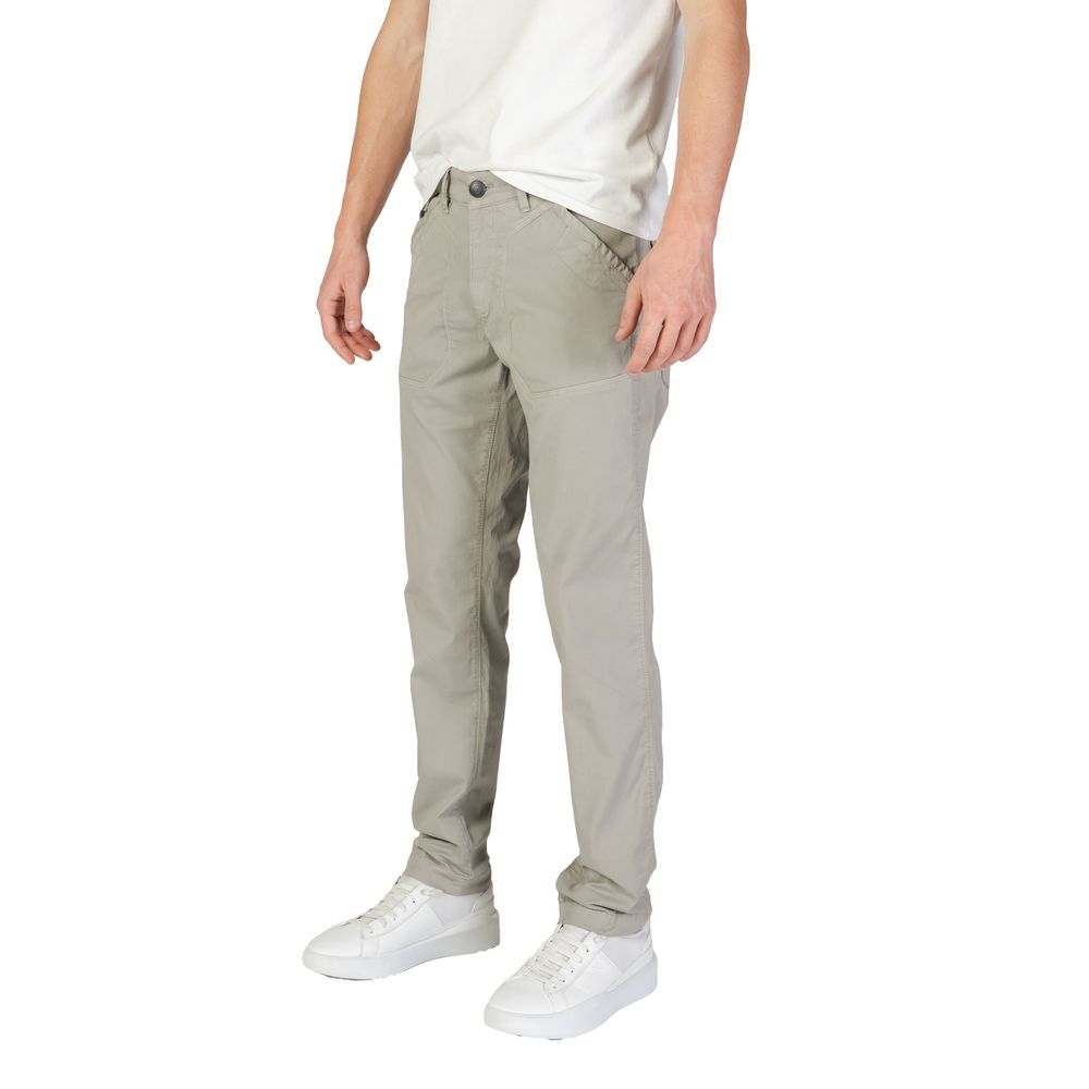 Graue Jeans und Hose aus Baumwolle