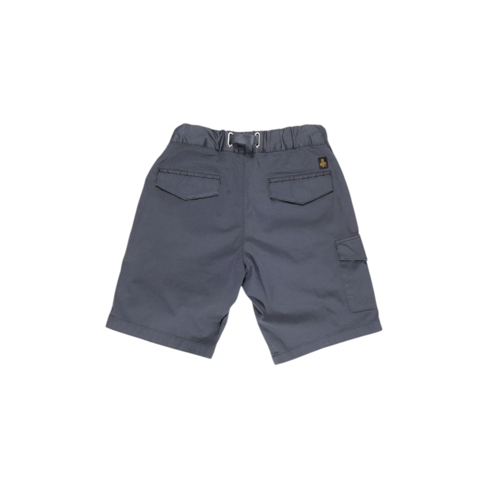 Blaue Baumwollshorts