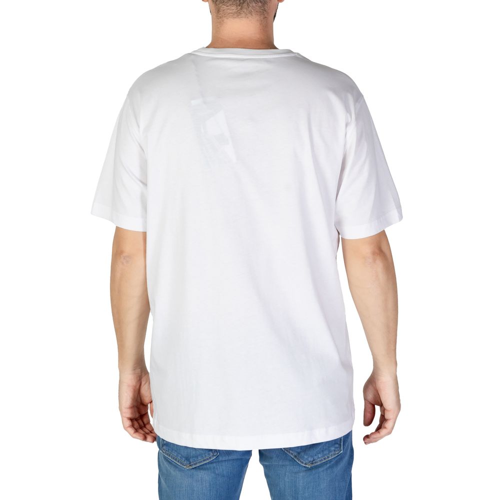 Weißes Baumwoll-T-Shirt