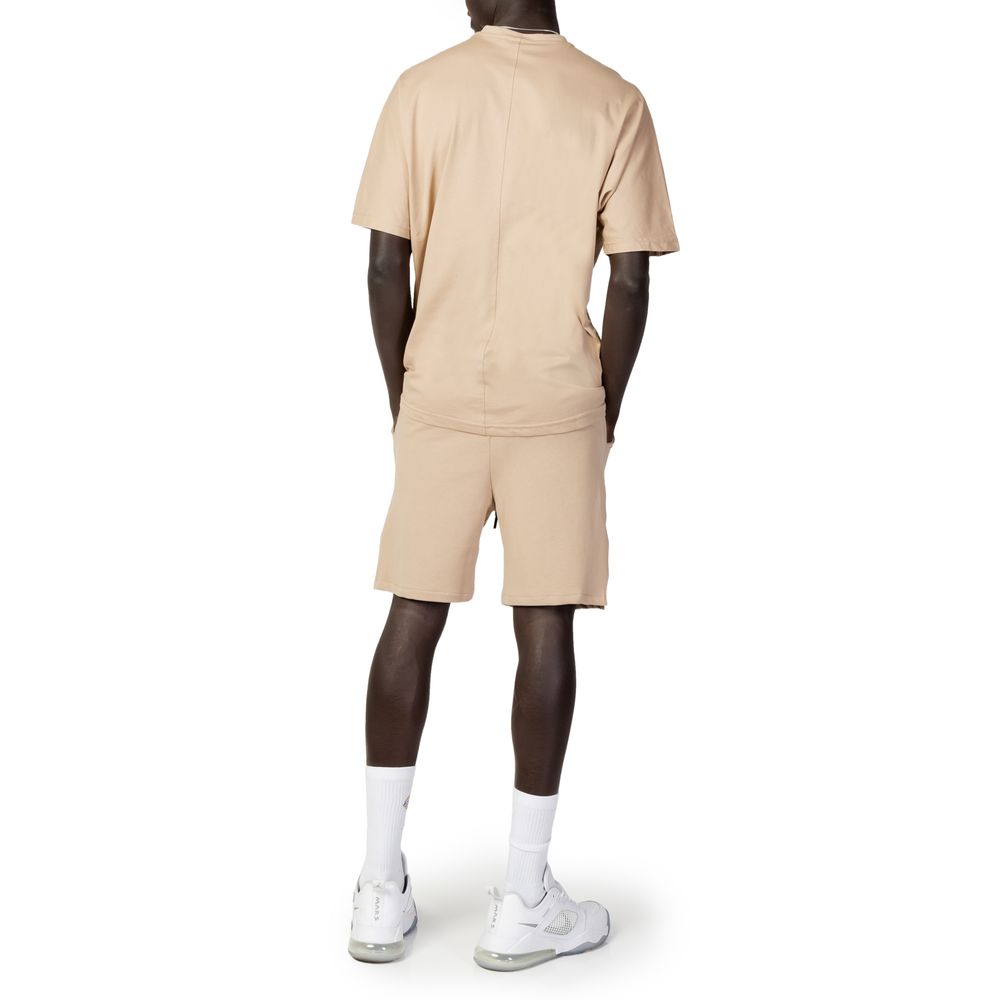 Beiger Baumwoll-Sweatsuit