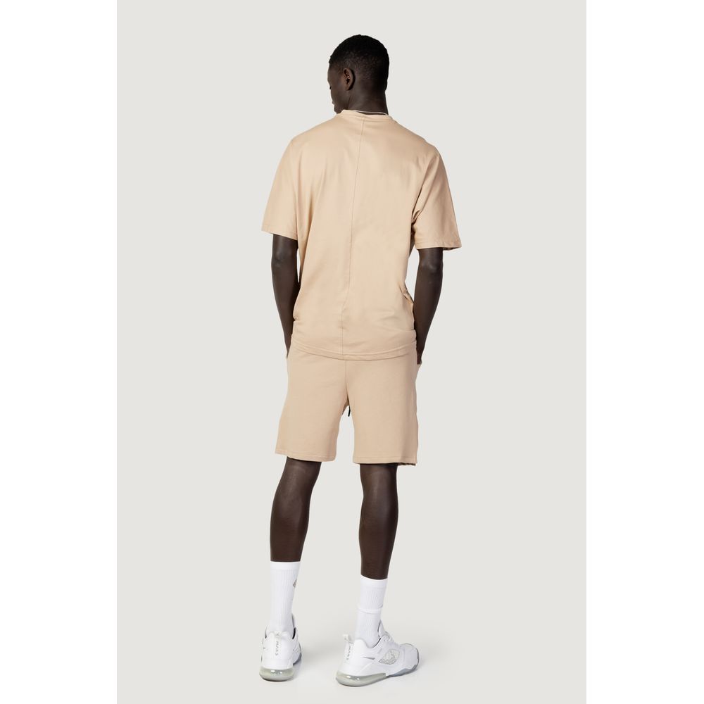 Beiger Baumwoll-Sweatsuit