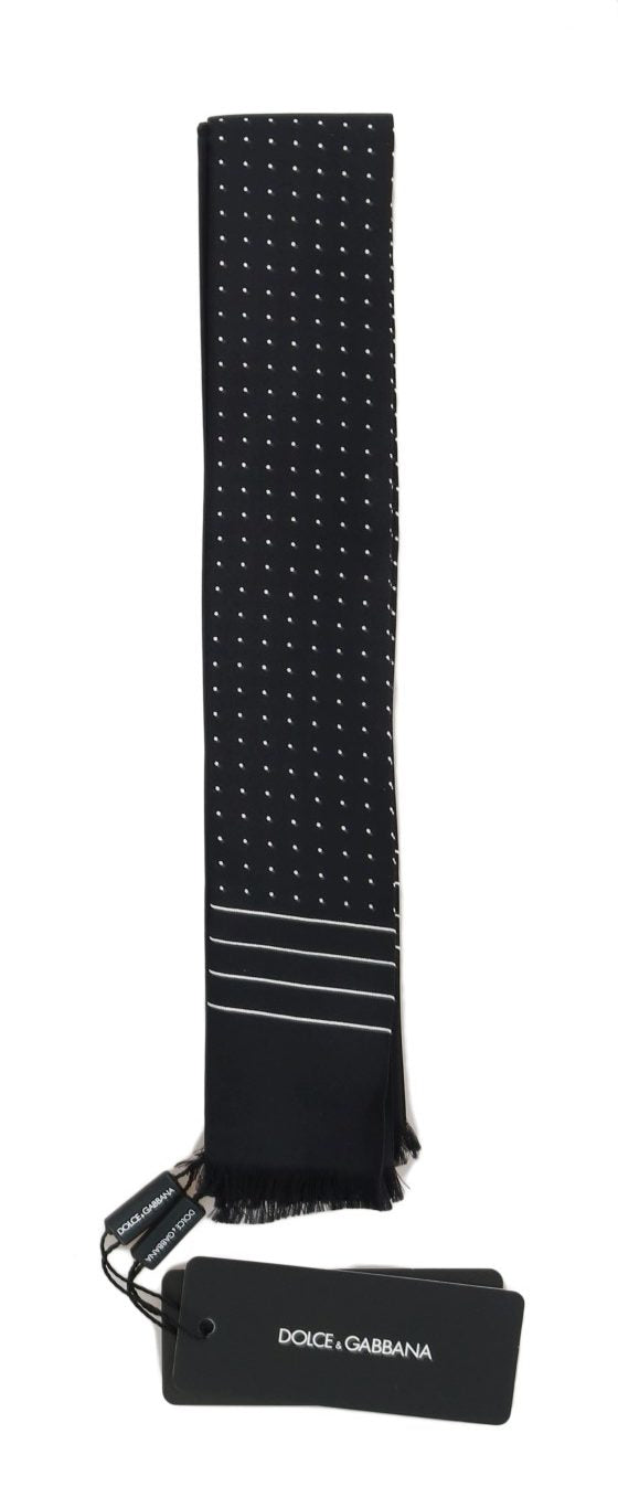 Elegante sciarpa e cravatta da uomo in seta