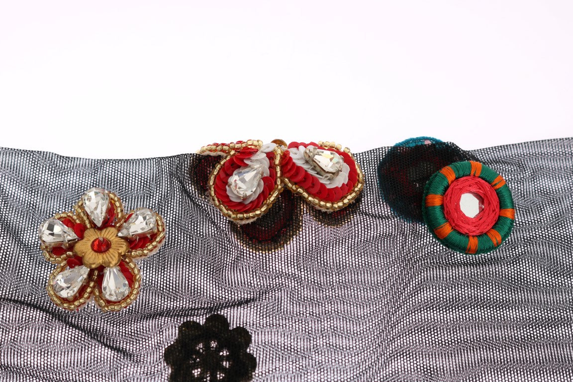 Elegante Strümpfe mit Kristallverzierung