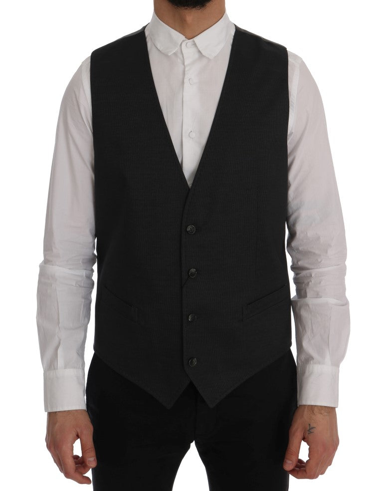 Elegante gilet grigio