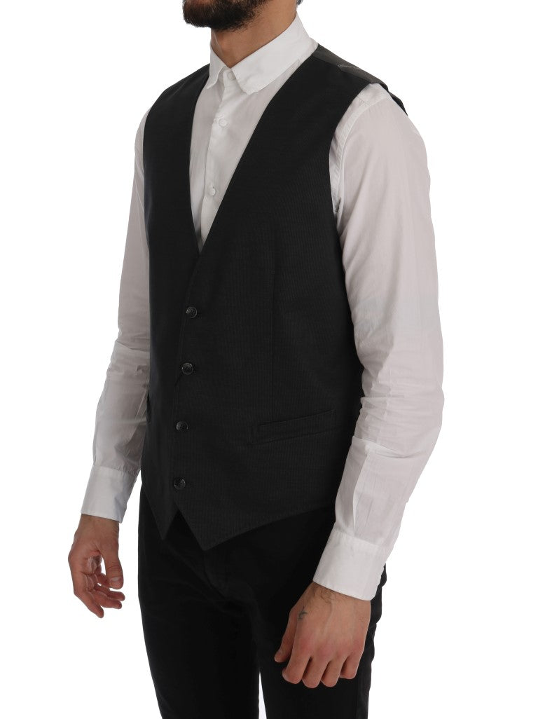 Elegante gilet grigio