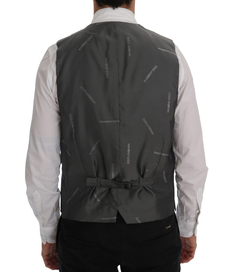 Elegante gilet grigio