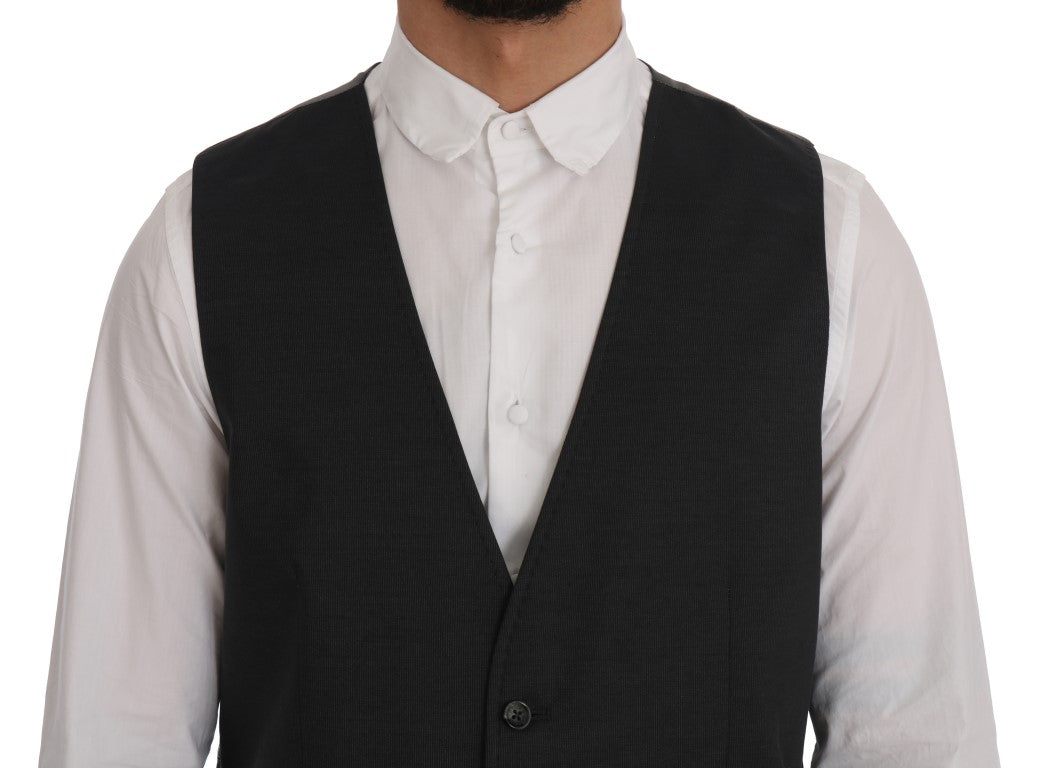 Elegante gilet grigio