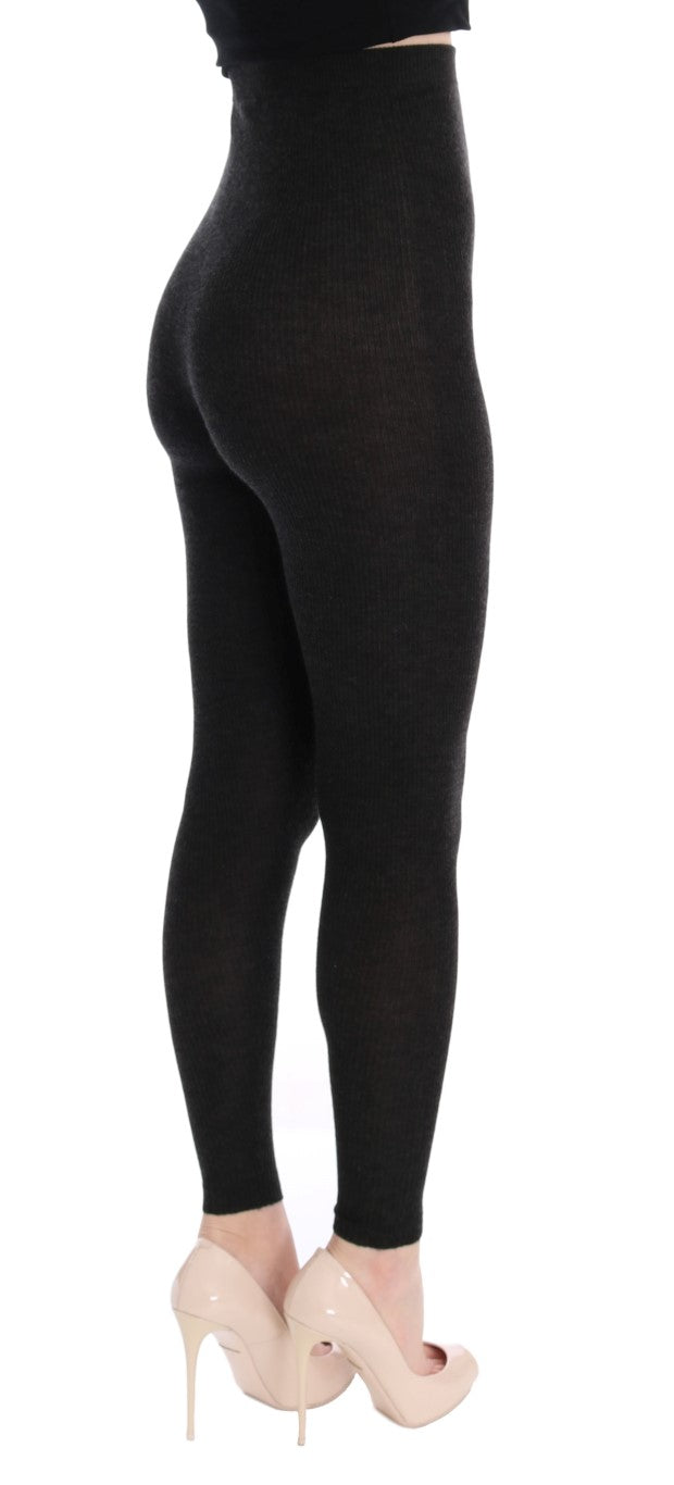 Elegante High-Waist-Strumpfhose aus Kaschmir