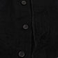 Elegante schwarze Strickjacke aus Merinowolle