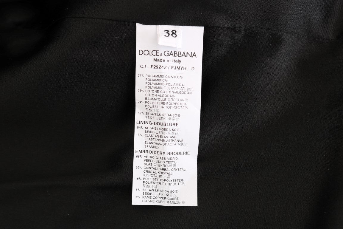 Giacca Blazer in Cristallo Floreale Incantato