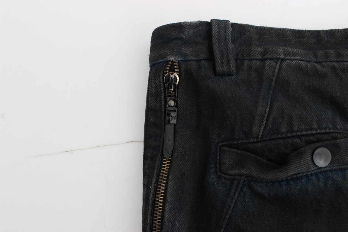 Schicke blaue Slim Fit Jeans