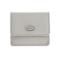 Sleek White Leather Condom Case Wallet