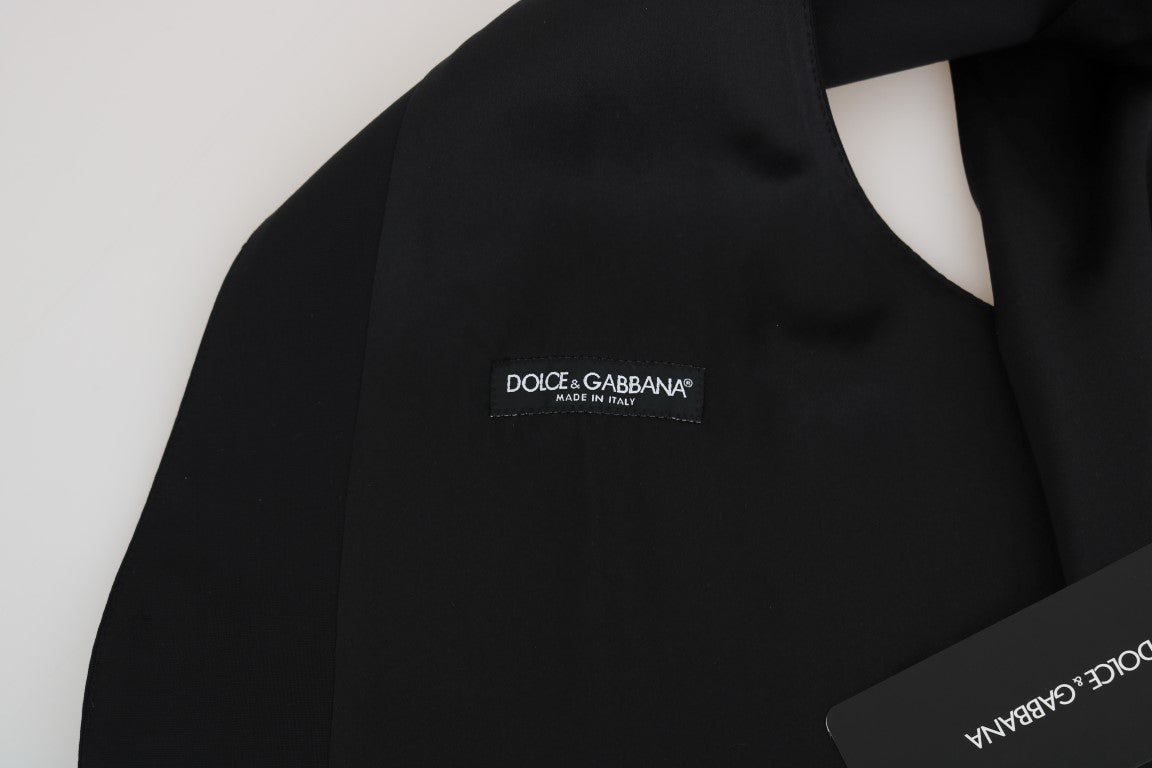 Elegante Slim Fit Weste in Schwarz