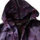 Purple Camouflage Hooded Men Blouson Jacket