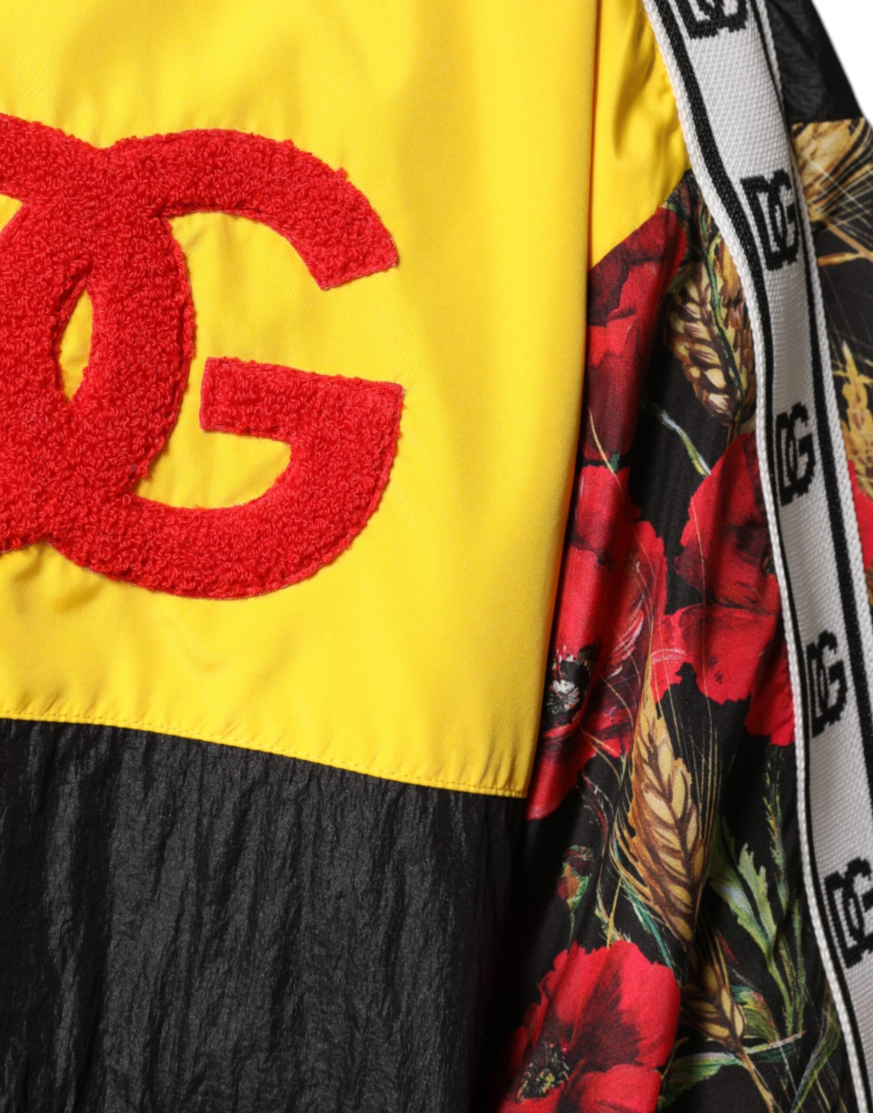 Mehrfarbiger Patchwork-Pullover mit durchgehendem Reißverschluss für Herren