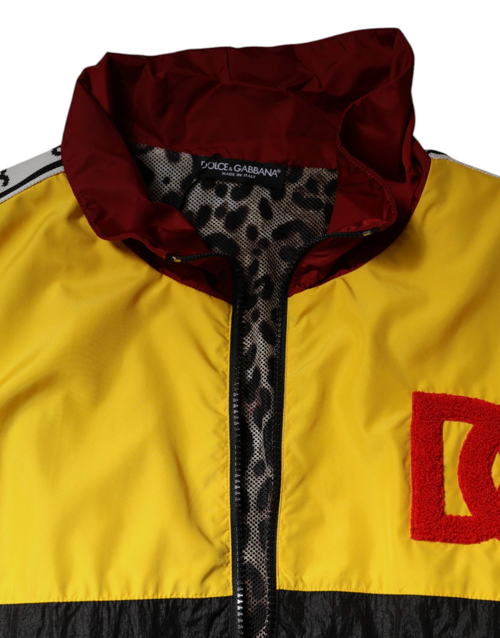 Mehrfarbiger Patchwork-Pullover mit durchgehendem Reißverschluss für Herren