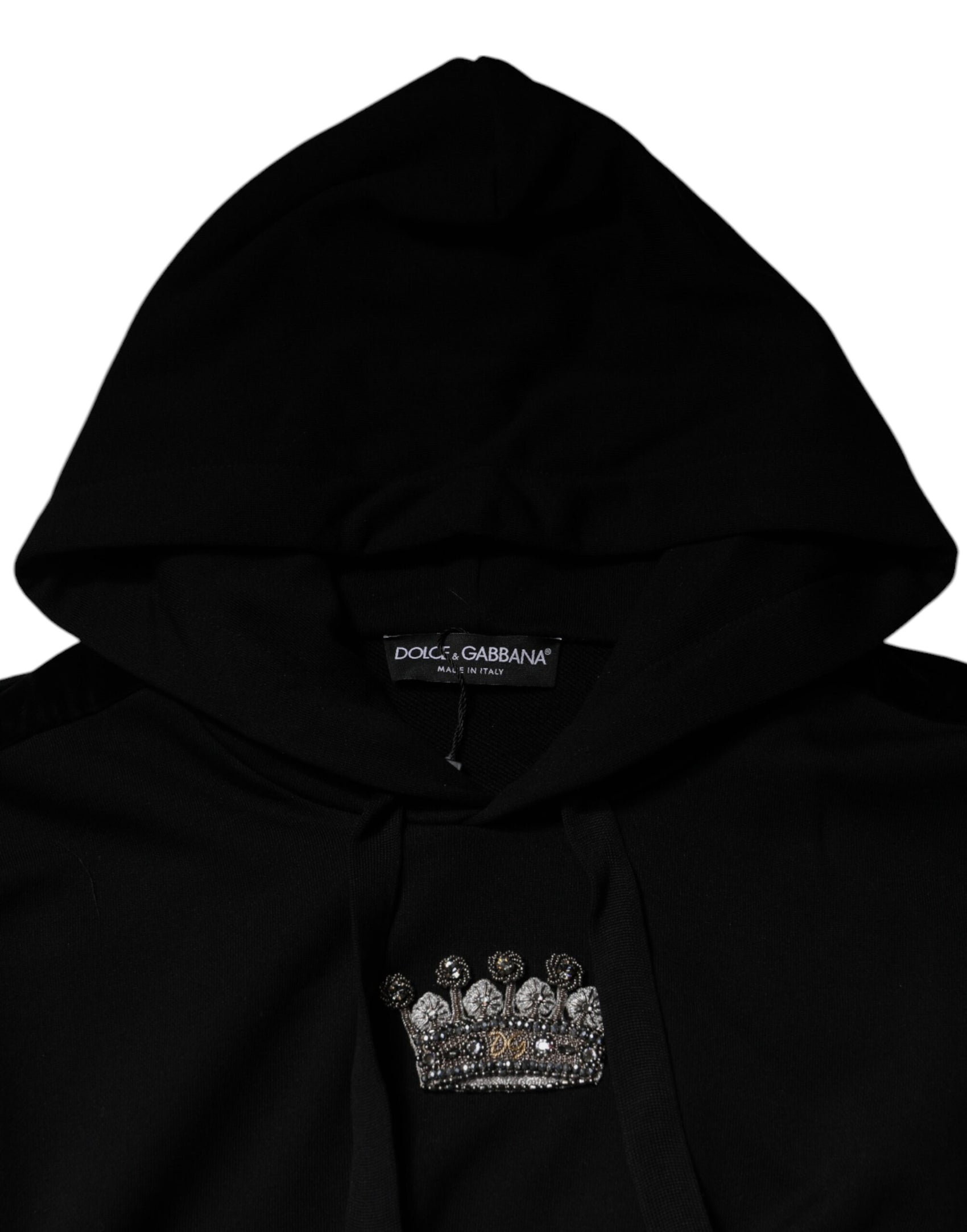 Black Crown Baumwoll-Kapuzenpullover