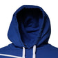Blaues Sweatshirt mit Kapuze und Logo-Print
