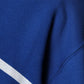 Blaues Sweatshirt mit Kapuze und Logo-Print