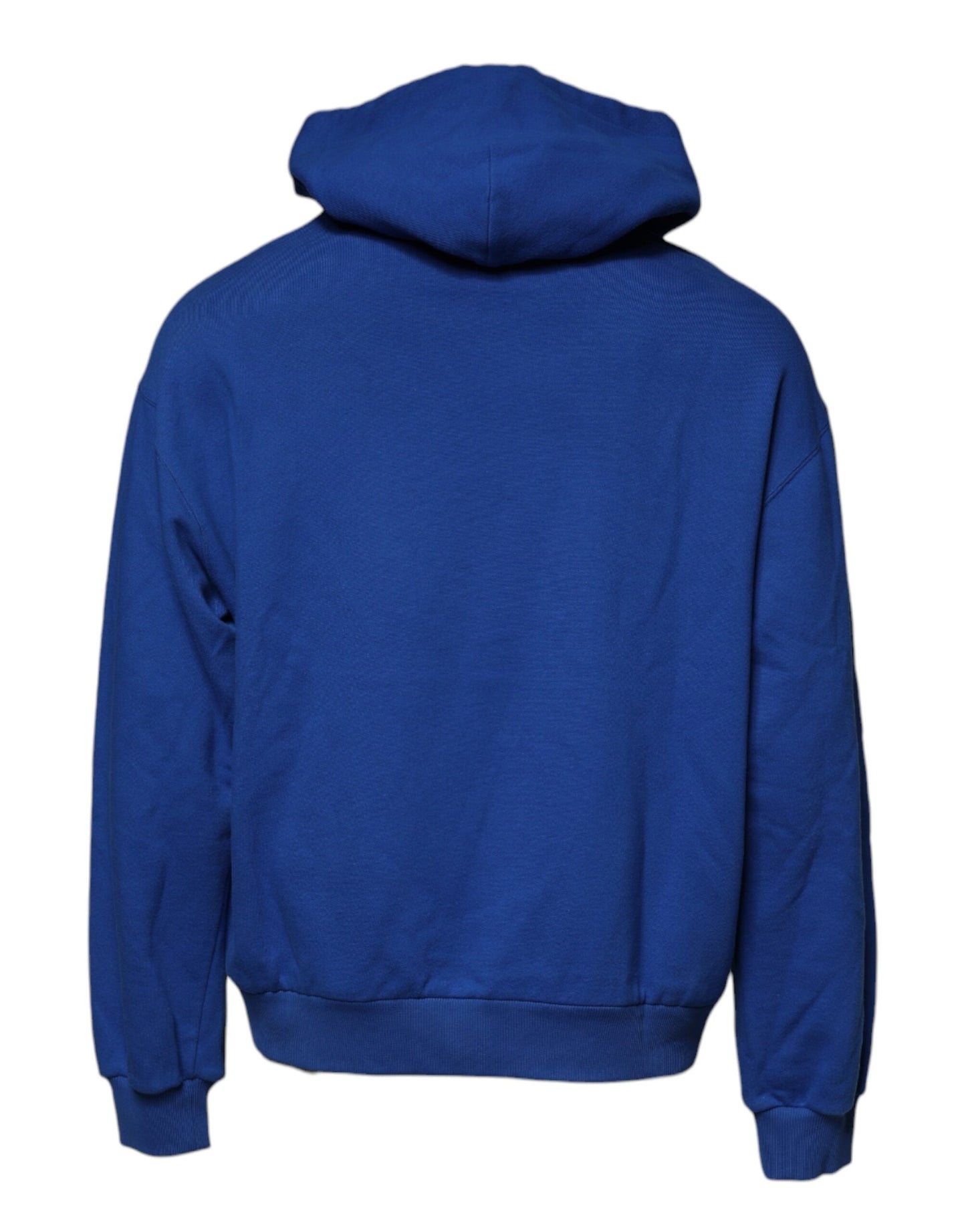 Blaues Sweatshirt mit Kapuze und Logo-Print