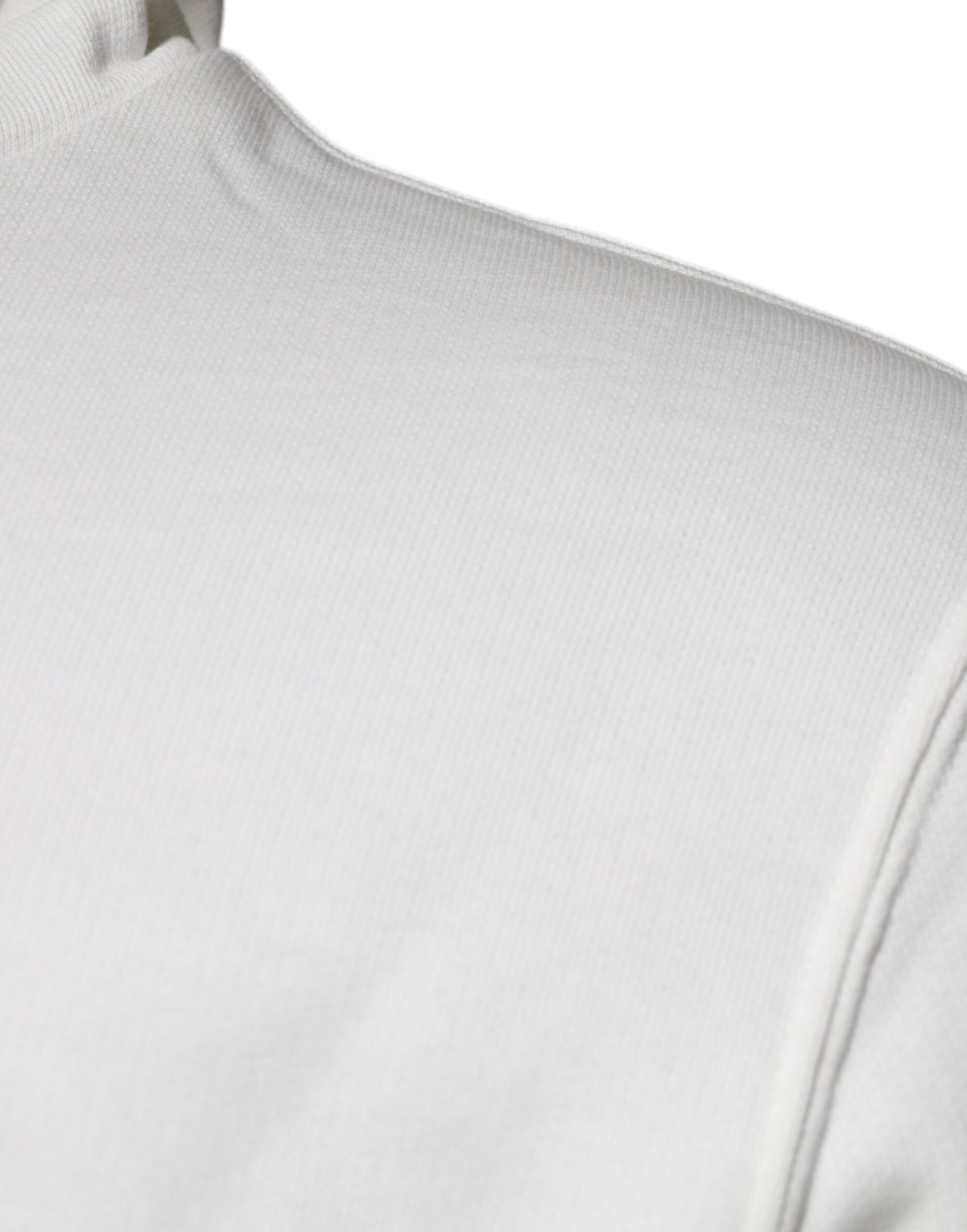 Weißer Caesar-Kapuzenpullover aus Baumwolle