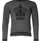 Grauer Pullover aus Kaschmir von Crown King
