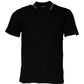 Black Viscose Collared Polo Short Sleeves T-shirt