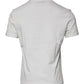 White Medusa Print Cotton Crew Neck T-shirt