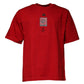 T-shirt girocollo in cotone DG Eye rossa