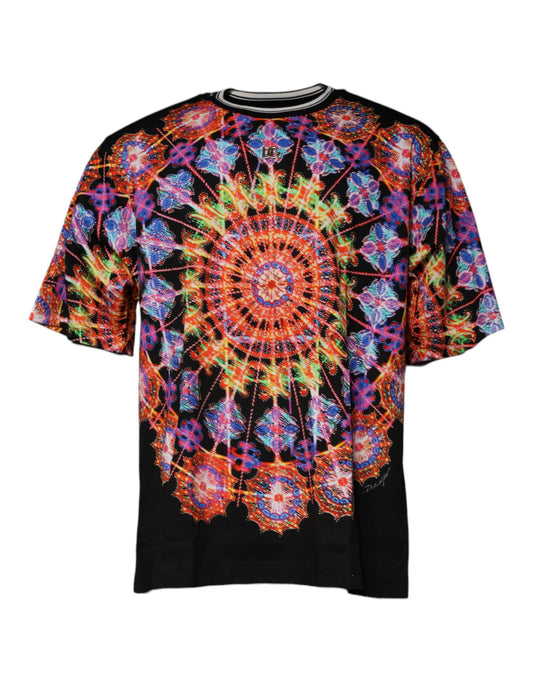 Mehrfarbiges Kaleidoskop Herren Kurzarm T-Shirt
