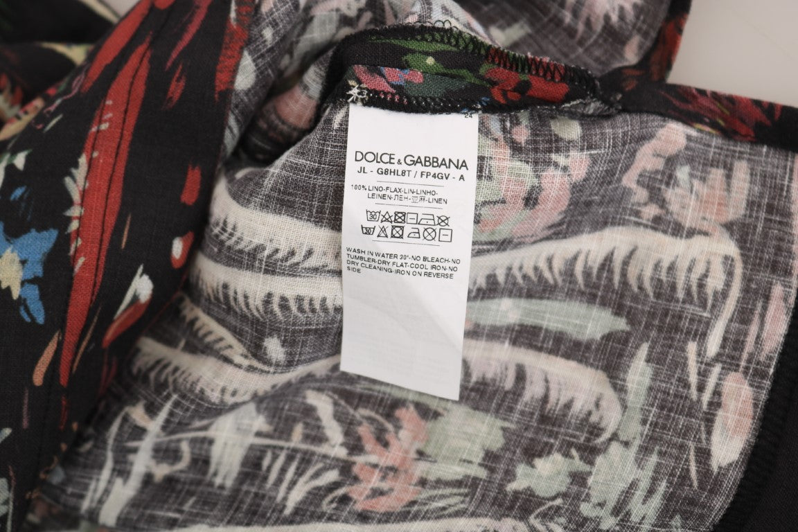 Poloshirt mit sizilianischem Vulkanmotiv