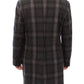 Sicilia Checkered Wool Blend Coat