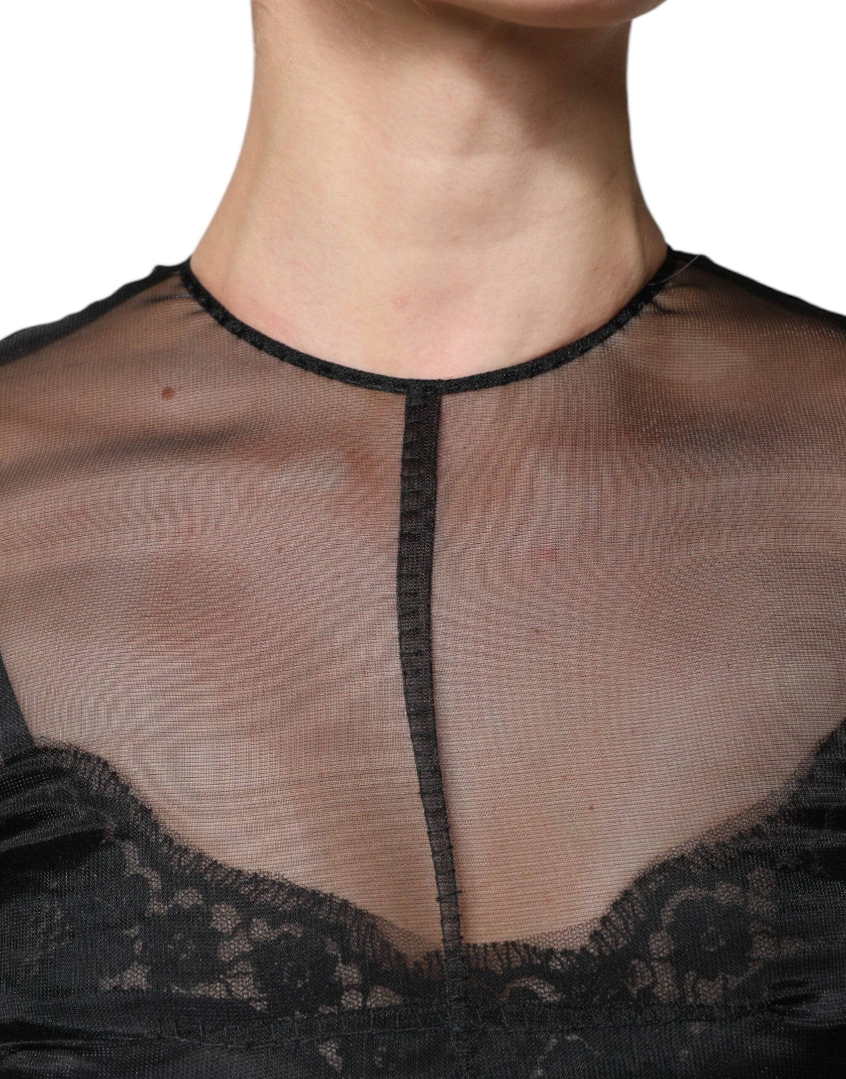 Abito da cocktail midi a trapezio in tulle nero