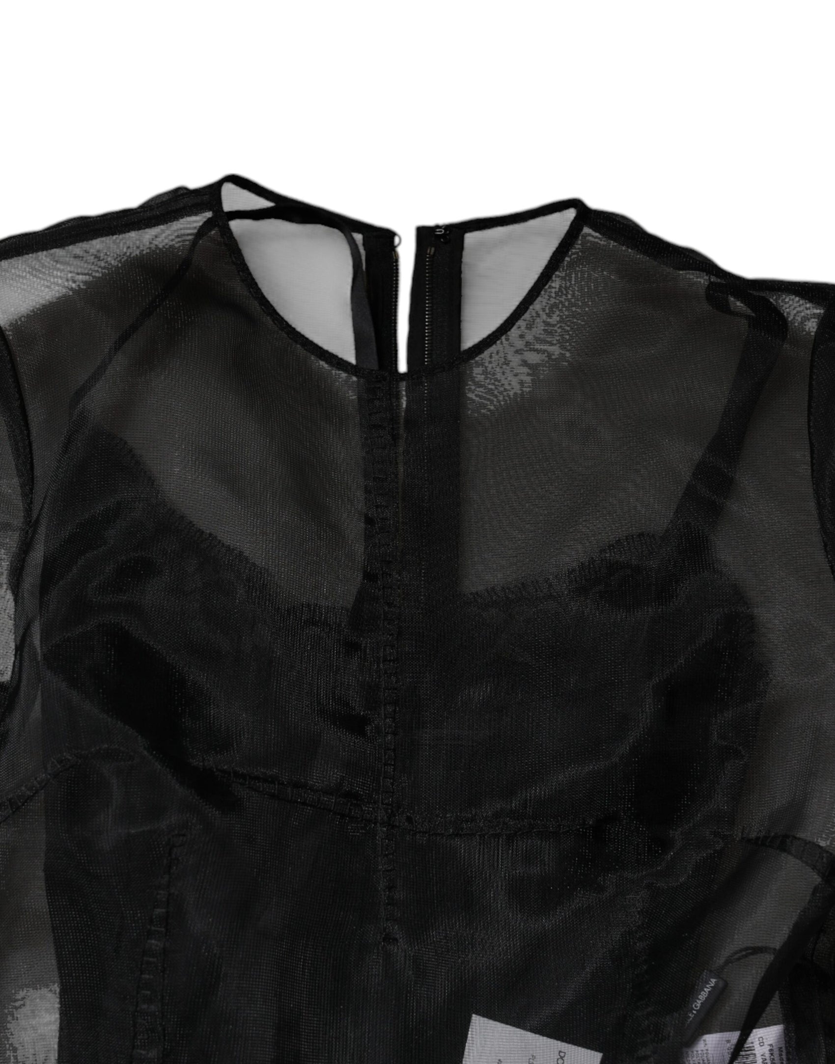 Abito da cocktail midi a trapezio in tulle nero