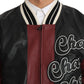 Exquisite Sheepskin Leather Bomber Jacket