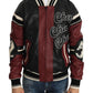 Exquisite Sheepskin Leather Bomber Jacket