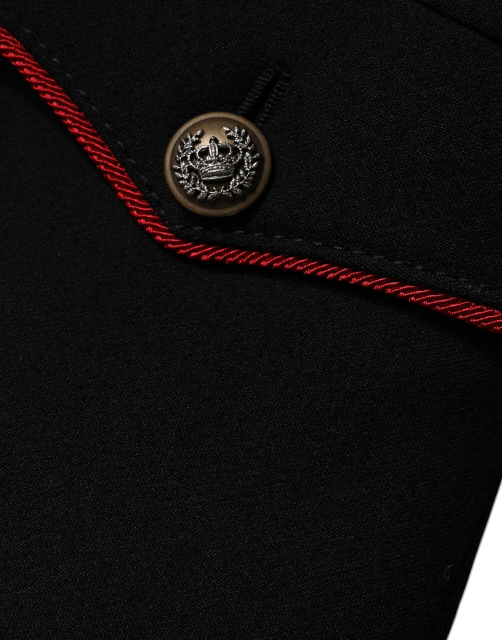 Schwarze einreihige Trenchcoat-Jacke
