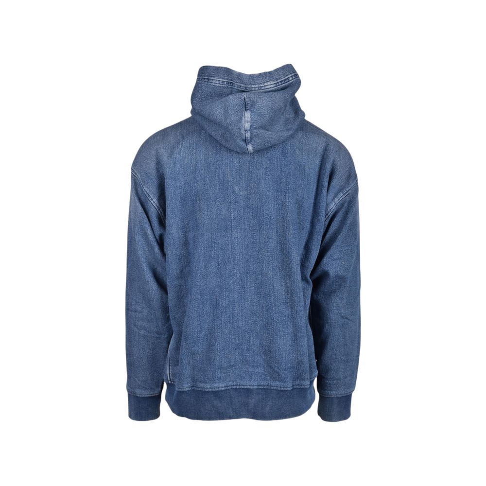 Maglione in cotone blu