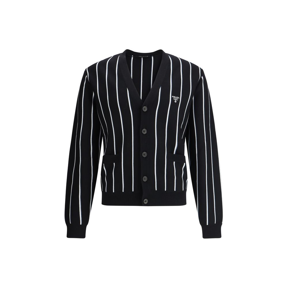 Wool Striped Cardigan