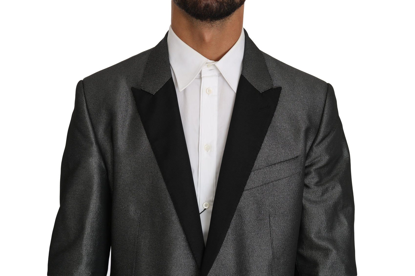 Elegante abito Martini grigio fantasia