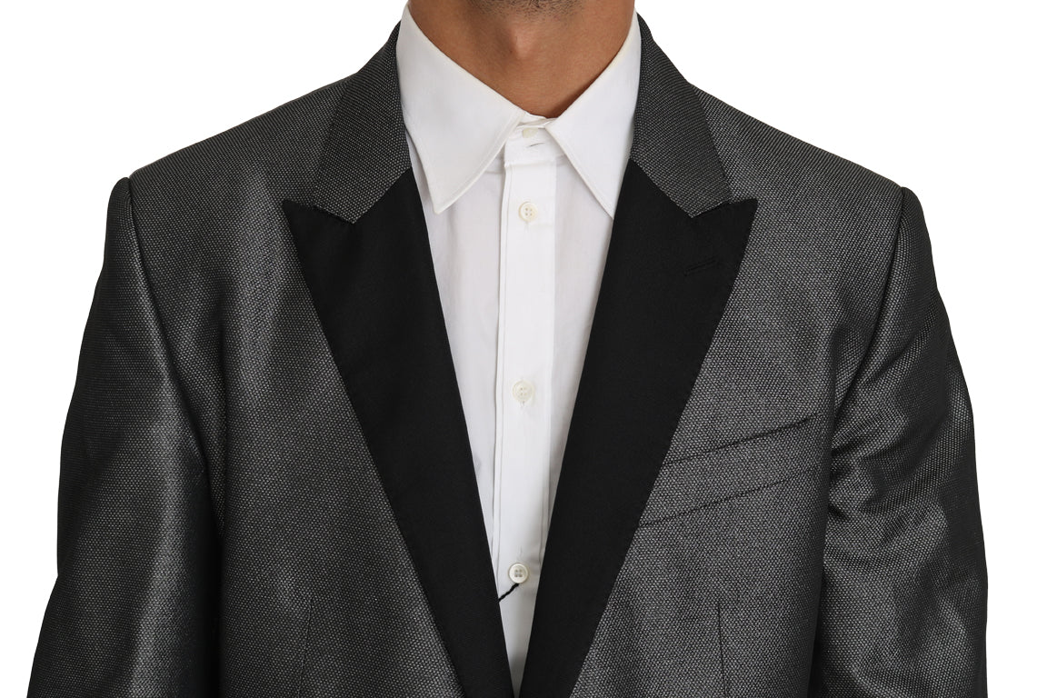 Elegante abito Martini grigio fantasia