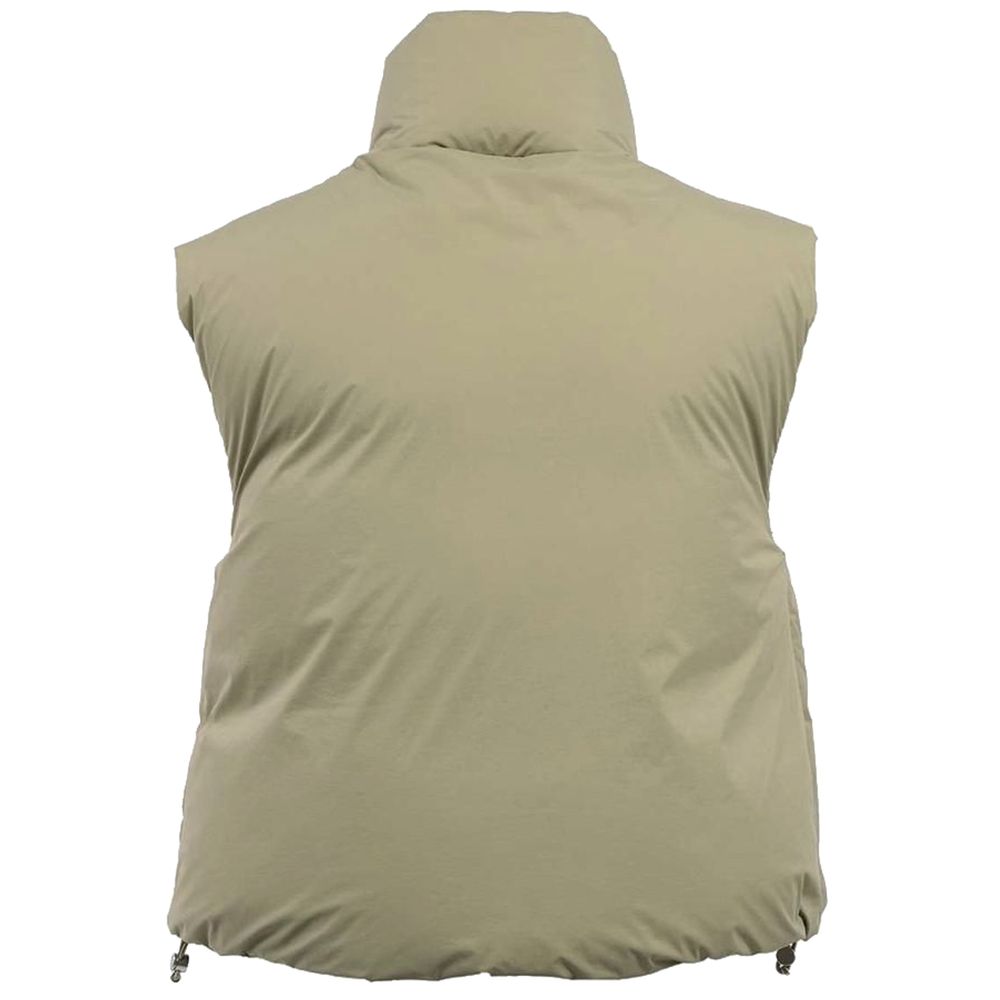 Gilet in nylon verde