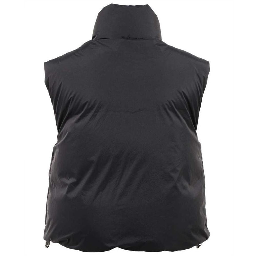 Gilet in nylon nero